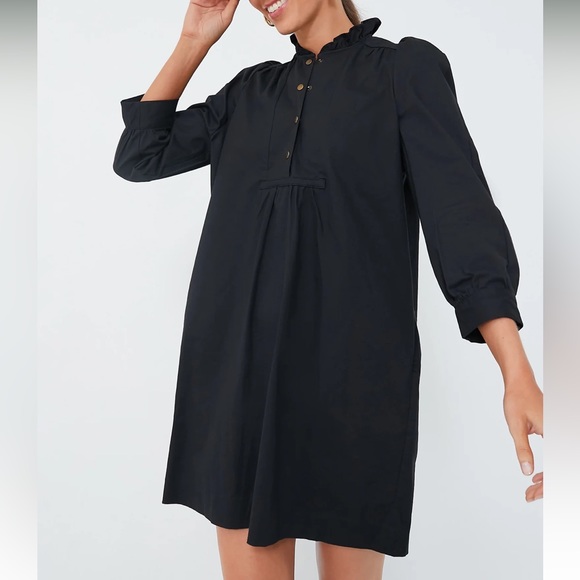 Black Claiborne Dress POMANDER PLACE - Picture 3 of 14